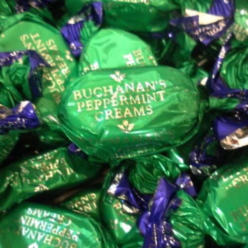 Buchanans Chocolate Peppermint Creams -Mints | Beakers Sweets