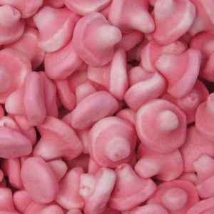 Foam Mushrooms Retro Sweets