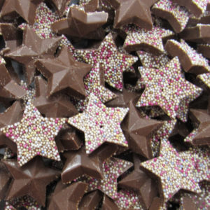 Chocolate Stars Retro Sweets