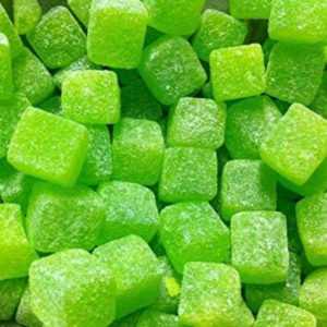 Sour Apple Cubes Retro Sweets