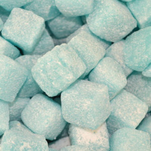 Blue Raspberry Cubes Retro Sweets