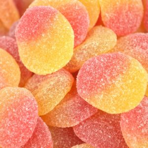 Fizzy Peaches Jelly Sweets Retro Sweets