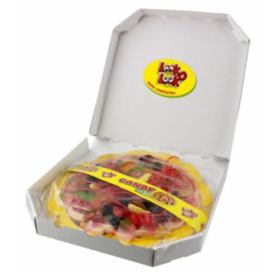 Giant Jelly Sweet Pizza Retro Sweets