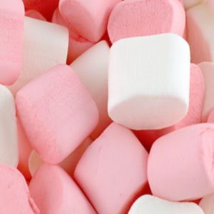 Pink And White Marshmallows Retro Sweets