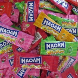 Maoam Stripes Mini Chew Bars Retro Sweets