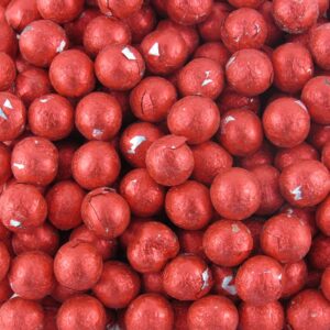 Red foiled Milk Chocolate Balls Christmas Sweets