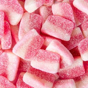 Vegan Fizzy Jelly Strawberry And Cream Slices Retro Sweets