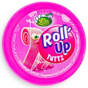 Lutti Roll Up Bubblegum Retro Sweets