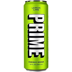 Prime Lemon Lime Energy Drink Fizzy Soda Pop