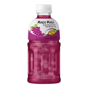 Mogu Mogu Grape flavoured Fruit Drink with Nata De Coco