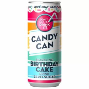 Candy Can Birthday Cake Drink Fizzy Soda Pop